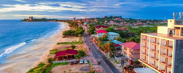 London to Freetown with Kenya Airways